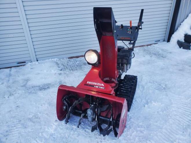 除雪機ホンダhs760　７馬力　60cm幅