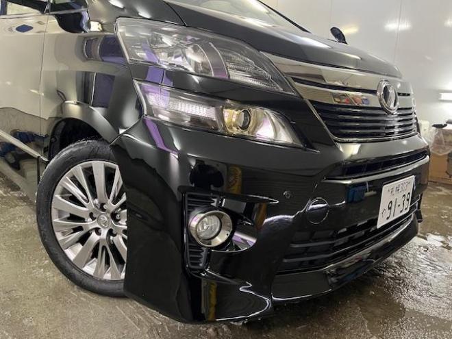 ヴェルファイア２．４Ｚ　ゴールデンアイズ　後期型　寒冷地仕様　禁煙車　両側パワースライドドア　パワーバックドア　純正ハーフレザーシート　純正１８インチＡＷ　社外１６ＡＷ＋スタッドレスタイヤ付　フロントガラス熱線　クルーズコントロール　ＥＴＣ 4WD 2400 5Dr