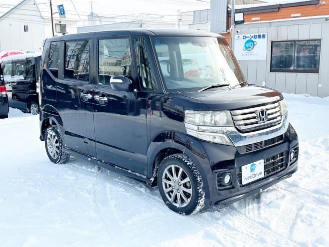 N-BOX660カスタムG Aパッケージ 4WD　ローンが不安な方＜優遇ローン＞1年保証　片側パワースライドドア