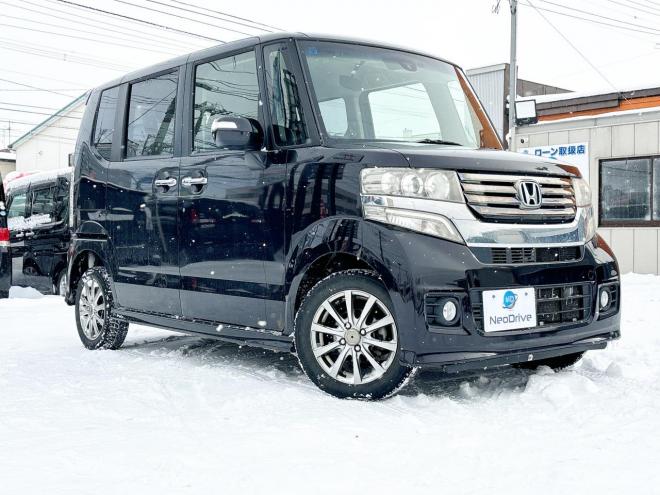 N-BOX660カスタムG Aパッケージ 4WD　ローンが不安な方＜優遇ローン＞1年保証　片側パワースライドドア