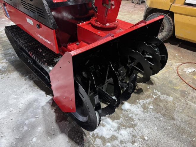 除雪機全塗装済！フジイ FSR1114DF 14馬力 中型ディーゼル 各種整備済