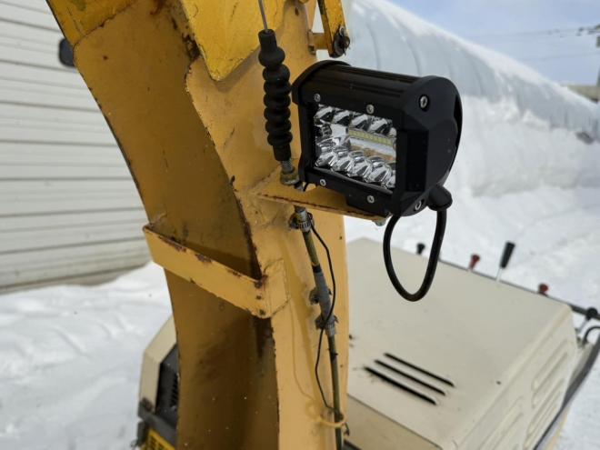 除雪機コバシ ST16-2 16馬力中型ディーゼル エンジン始動良好