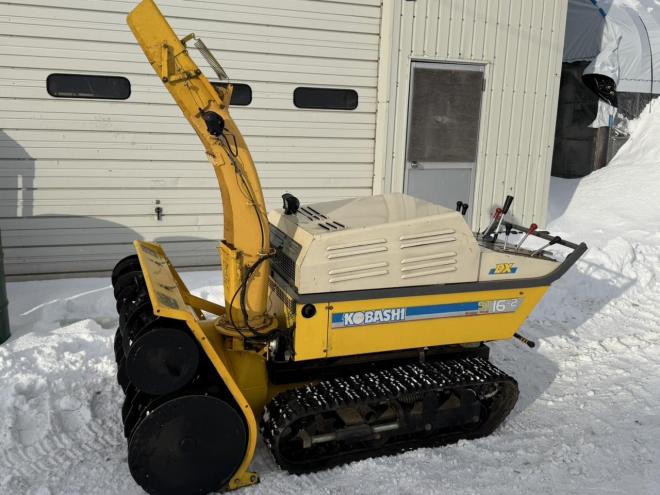 除雪機コバシ ST16-2 16馬力中型ディーゼル エンジン始動良好