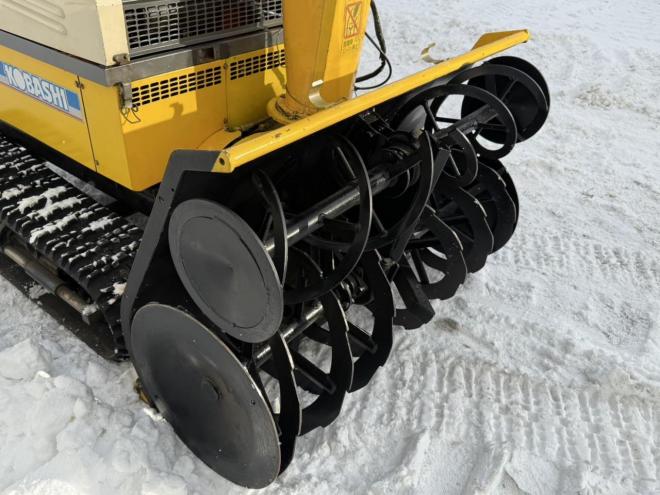 除雪機コバシ ST16-2 16馬力中型ディーゼル エンジン始動良好