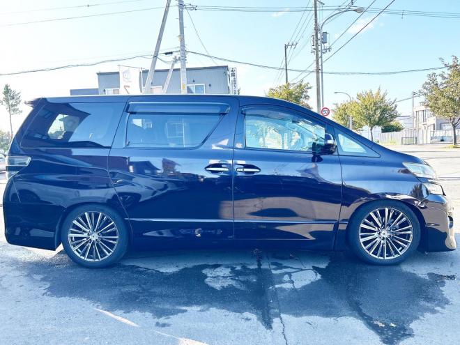 ヴェルファイア2.4Z Gエディション 4WD　ローンが不安な方＜優遇ローン＞　本州仕入　純正ワイドナビ　19AW　TEIN車高調　TRDマフラー 4WD 2400 5Dr