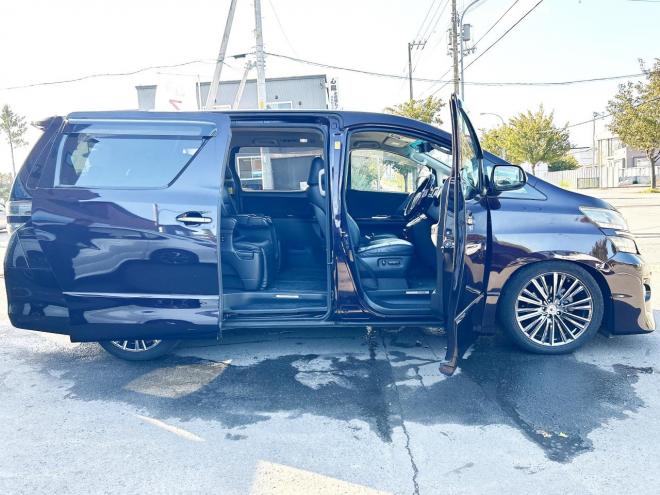 ヴェルファイア2.4Z Gエディション 4WD　ローンが不安な方＜優遇ローン＞　本州仕入　純正ワイドナビ　19AW　TEIN車高調　TRDマフラー 4WD 2400 5Dr