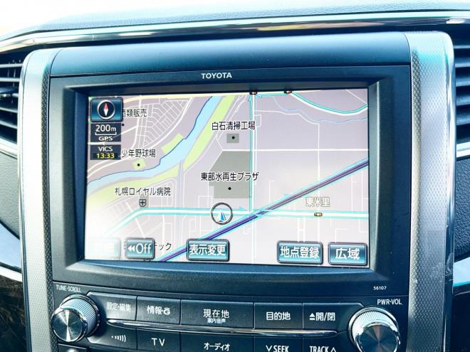 ヴェルファイア2.4Z Gエディション 4WD　ローンが不安な方＜優遇ローン＞　本州仕入　純正ワイドナビ　19AW　TEIN車高調　TRDマフラー 4WD 2400 5Dr