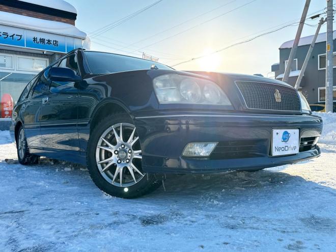 クラウンエステートエステート2.5アスリートFour 4WD 　ローンが不安な方＜優遇ローン＞ ユーザー買取車　社外HDDナビ　HID　ETC　ルーフレール　キーレス 4WD 2500 5Dr