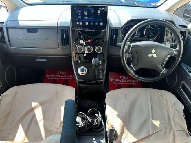 デリカD：5 2.2 D パワーパッケージ ディーゼルターボ 4WD　リフトUP/サイドガード/両側パワスラ/ETC 2300