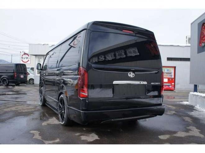 ハイエース2.7 GL ロング ファインテックツアラー 4WD　415COBRA　ファントムヘッドライトシステム&フェイスリフトキット&F/S/R/ルーフスポ/ボンネット/プレステージテールランプ&バッドラッカーHP-6プレミアムフォージッド18インチAW　TOYO　H30　225/50R18 2700