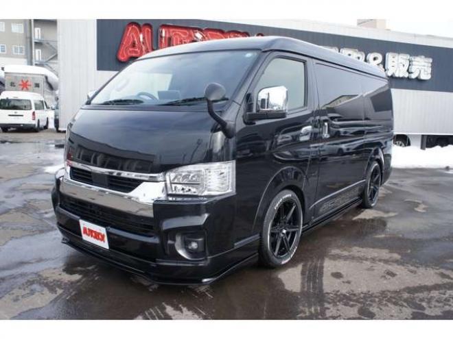 ハイエース2.7 GL ロング ファインテックツアラー 4WD　415COBRA　ファントムヘッドライトシステム&フェイスリフトキット&F/S/R/ルーフスポ/ボンネット/プレステージテールランプ&バッドラッカーHP-6プレミアムフォージッド18インチAW　TOYO　H30　225/50R18 2700