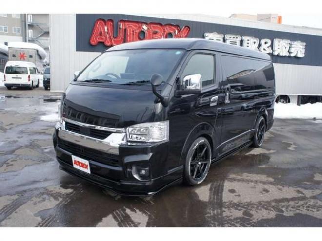ハイエース2.7 GL ロング ファインテックツアラー 4WD　415COBRA　ファントムヘッドライトシステム&フェイスリフトキット&F/S/R/ルーフスポ/ボンネット/プレステージテールランプ&バッドラッカーHP-6プレミアムフォージッド18インチAW　TOYO　H30　225/50R18 2700