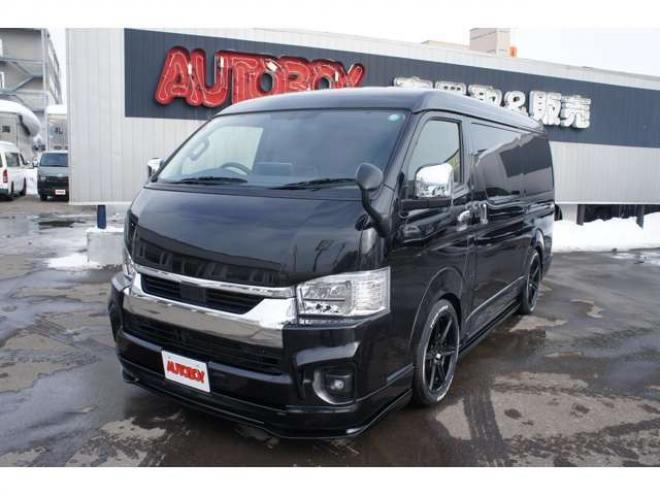 ハイエース2.7 GL ロング ファインテックツアラー 4WD　415COBRA　ファントムヘッドライトシステム&フェイスリフトキット&F/S/R/ルーフスポ/ボンネット/プレステージテールランプ&バッドラッカーHP-6プレミアムフォージッド18インチAW　TOYO　H30　225/50R18 2700