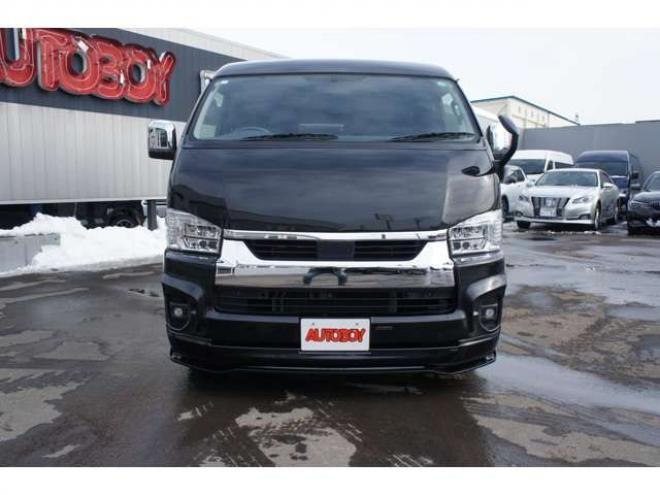 ハイエース2.7 GL ロング ファインテックツアラー 4WD　415COBRA　ファントムヘッドライトシステム&フェイスリフトキット&F/S/R/ルーフスポ/ボンネット/プレステージテールランプ&バッドラッカーHP-6プレミアムフォージッド18インチAW　TOYO　H30　225/50R18 2700