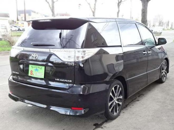 エスティマ3.5 アエラス 4WD　本州車 保証1年/走行距離無制限 4WD　3500cc　両側パワースライドドア　純正ナビ　地デジ　バックカメラ　Bluetooth接続　純正HID　18インチAW　ビルトインETC　ダウンサス　7人乗り 3500