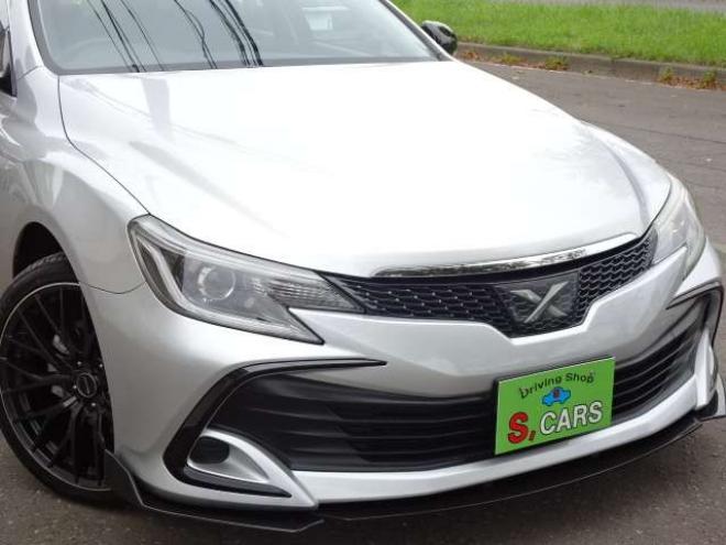 マークX2.5 250G Four 4WD　本州車　保証1年　4WD　ワンオーナー　エスカーズカスタム　フロントリップ　リヤディフューザー　プレシャス/HM-1　19インチアルミ　純正ナビ　ワンセグTV　ドライブレコーダーLDA　ETC　クルーズコントロール 2500