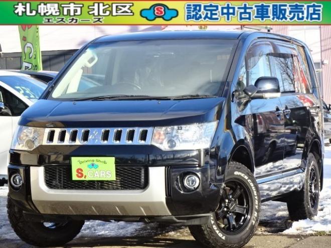 デリカD：5 2.4 G パワーパッケージ 4WD　本州車　ワンオーナー　オープンカントリーマッドタイヤ　両側パワースライドドア　ALPINE製ナビ　地デジ　10.2インチALPINE製フリップダウンモニター　バックカメラ　純正HID　スマートキー　ASC　ETC　クルコン 2400