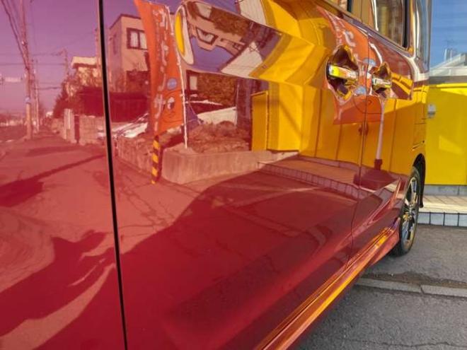 スペーシアカスタム ハイブリッド XSターボ 4WD　1年走行距離無制限保証/Bluetooth/ナビ・フルセグTV/全方位カメラ/両側パワースライドドア/エンジンスターター/ETC/コーナーセンサー/シートヒーター/ミラーヒーター/夏冬タイヤ付き/ワンオーナー/修復歴無し 660