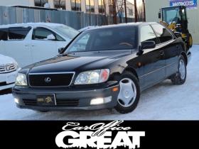 レクサス　LS 400　サンルーフ・レザーシート・ウッドコンビ・純正ホイール・VRX3スタッドレス・ETC 2WD 4000