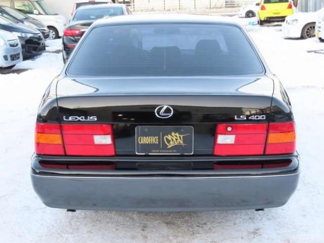 レクサスLS 400　サンルーフ・レザーシート・ウッドコンビ・純正ホイール・VRX3スタッドレス・ETC 2WD 4000