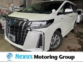 アルファード　ハイブリッド 2.5 SR Cパッケージ E-Four 4WD　3眼LED・純正ナビ・リアモニター・パワーバックドア・夏冬タイヤ付・1500W給電・ベンチレーターシート・パワーシート・アダプティブクルーズコントロール・ステアリングヒーター・検令和9年6月・本州仕入車両 2500