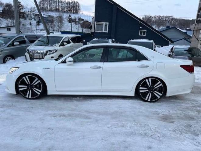 クラウンアスリート ハイブリッド 2.5 S Four 4WD　20AW・車高調・エンスタ・新規車検整備付 2500