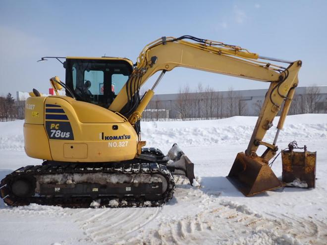 バックホーPC78US-10 恵庭ヤード