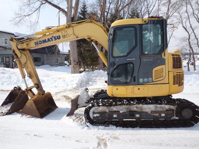 バックホーPC78US-10 恵庭ヤード