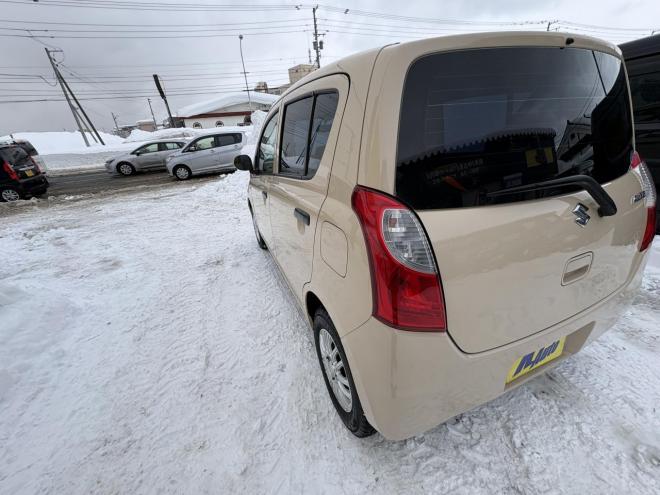 アルトALTO 4WD F 禁煙車　管理車両　寒冷地　４速オートマキーレス　アルミホイル　新品スタットレスタイヤ　DVDデスプレイオーディオ　キーレス　2検　エンジンオイル交換・オイルエレメント交換　エンスタ 4WD 660 5Dr