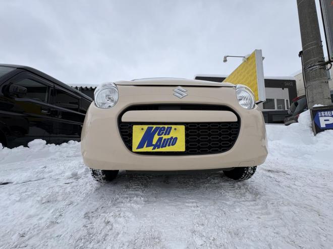 アルトALTO 4WD F 禁煙車　管理車両　寒冷地　４速オートマキーレス　アルミホイル　新品スタットレスタイヤ　DVDデスプレイオーディオ　キーレス　2検　エンジンオイル交換・オイルエレメント交換　エンスタ 4WD 660 5Dr