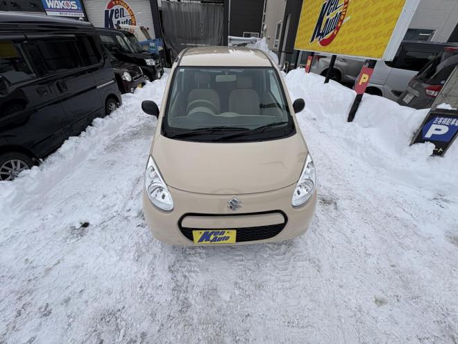 アルトALTO 4WD F 禁煙車　管理車両　寒冷地　４速オートマキーレス　アルミホイル　新品スタットレスタイヤ　DVDデスプレイオーディオ　キーレス　2検　エンジンオイル交換・オイルエレメント交換　エンスタ 4WD 660 5Dr