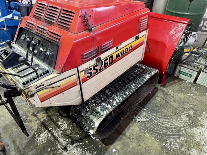 除雪機ワドー SS260 26馬力大型ディーゼル ショートシューター ハウス除雪に