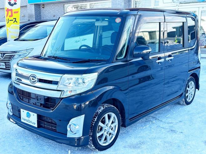 タント660カスタムX SA 4WD ローンが不安な方＜優遇ローン＞本州仕入 寒冷地仕様　スマートキー　パワースライド　衝突軽減ブレーキ 4WD 660 5Dr