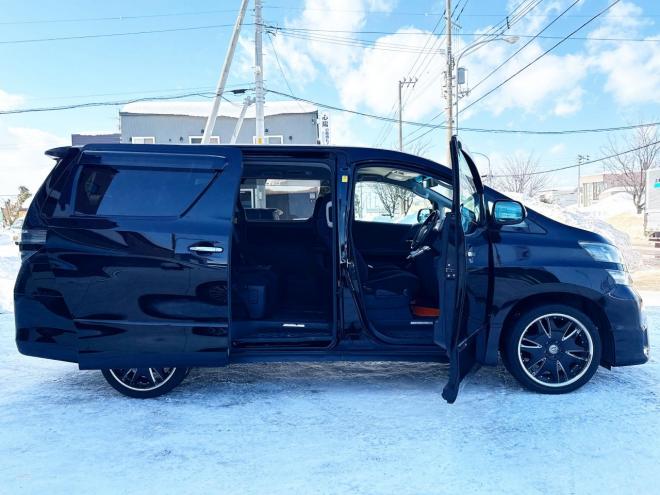 ヴェルファイア2.4ZプラチナセレクションⅡ 4WD　ローンが不安な方＜優遇ローン＞本州仕入　寒冷地仕様　 アルパインHDDナビ　両側パワースライド　19AW 4WD 2400 ５Dr