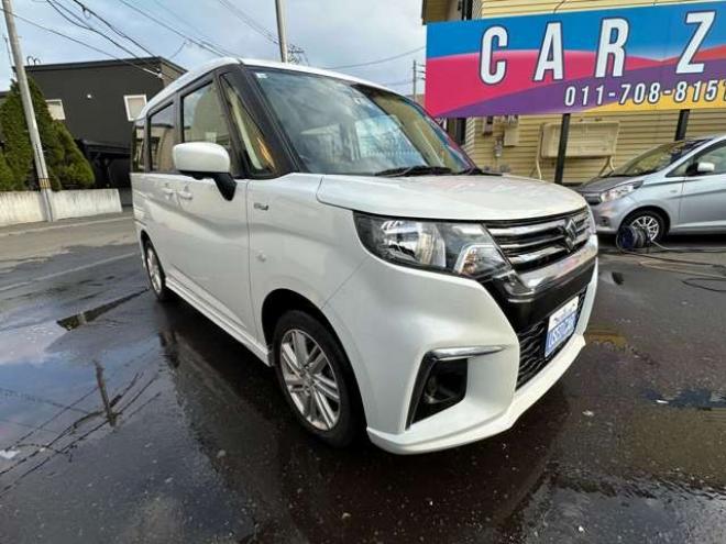 ソリオ1.2 ハイブリッド MX 4WD　ナビ　全方位モニター　片側パワースライドドア　スズキセーフティーサポート　プッシュスタート　アダクティブレーダークルーズコントロール　ETC　レーンキープアシスト　アイドリングストップ　コーナーセンサー 1200