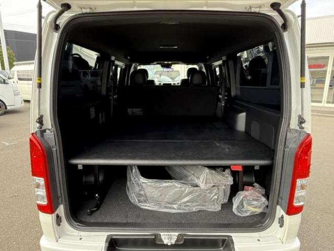 ハイエースバン2.8 スーパーGL ダークプライムII ロングボディ ディーゼルターボ 4WD　寒冷地仕様 ワンオーナー パノラミックビューモニター デジタルインナーミラー 415COBRA CL-3フロントリップ CL-2サイドステップ　CL-ステップリアバンパー　ステージ2　バッドラッカー18インチアルミ　トーヨーH30 2800