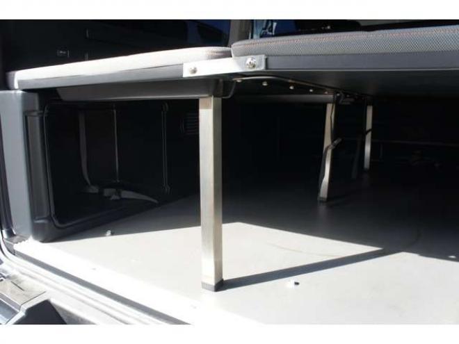 ハイエースバン2.8ダークプライム マルチロールトランスポータータイプIIロング ディーゼルターボ4WD　モデリスタフルエアロ・415COBRAバッドラッカー18インチAW・純正SDナビTV・Bカメラ・両側パワスラ・LEDライト・スマキー・AC100V・ベッドキット・エンスタ 2800