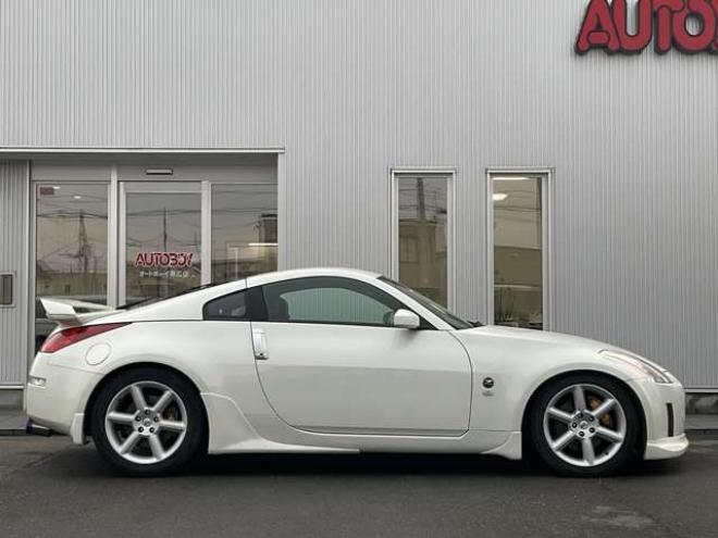 フェアレディZ3.5 バージョン ST　純正ブレンボキャリパー　社外フロントリップ　リアウィング　GarageDogHouse製マフラー　車高調　BOSEサウンド　レザーシート　パワーシート　シートヒーター　ETC 2WD 3500