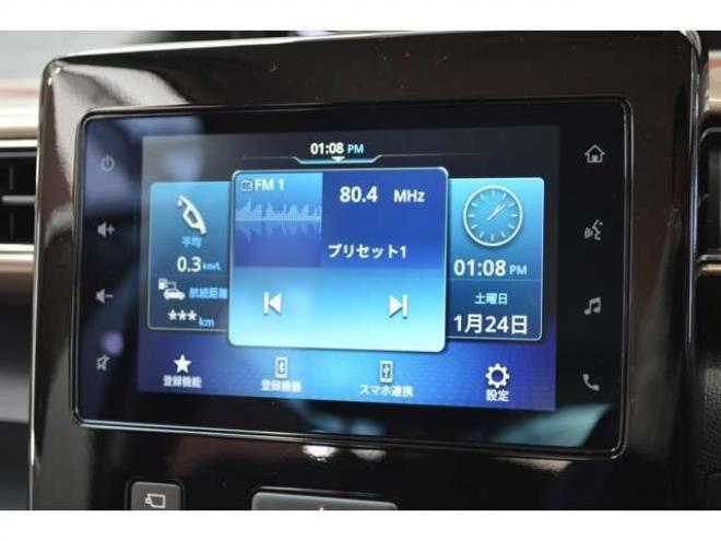 ワゴンRカスタムZ ハイブリッド ZT 4WD　ワンオーナー車ハイブリッド4WDターボスズキコネクト対応通信機装着車セーフティサポート搭載パドルシフトアイドリングストップ全方位モニター付ディスプレイオーディオLEDアダプティブクルーズコントロール 660