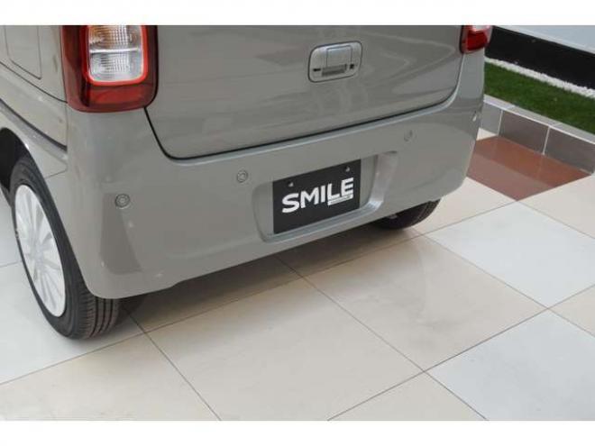 ワゴンRスマイルハイブリッド X 4WD　クリームコーデセーフティサポートスズキコネクト対応9インチ全方位ナビLEDハイブリット4WDセーフティサポート搭載アイドリングストップハイビームアシストLEDライト両側オートスライドドアパーキングセンサー 登録済未使用車 660