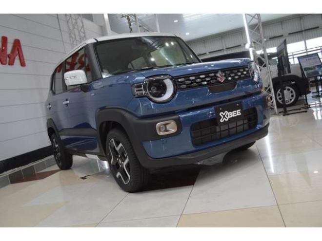 クロスビー1.2 ハイブリッド MZ アップグレードパッケージ装着車 4WD　ハイブリッド4WDセーフティサポート搭載スズキコネクト対応通信機装着車アップグレードパッケージ全方位モニター付9インチナビTVバックカメラアダプティブクルーズコントロールLEDライト 登録済未使用車 1200