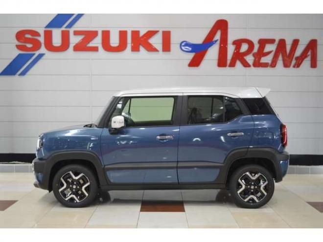 クロスビー1.2 ハイブリッド MZ アップグレードパッケージ装着車 4WD　ハイブリッド4WDセーフティサポート搭載スズキコネクト対応通信機装着車アップグレードパッケージ全方位モニター付9インチナビTVバックカメラアダプティブクルーズコントロールLEDライト 登録済未使用車 1200