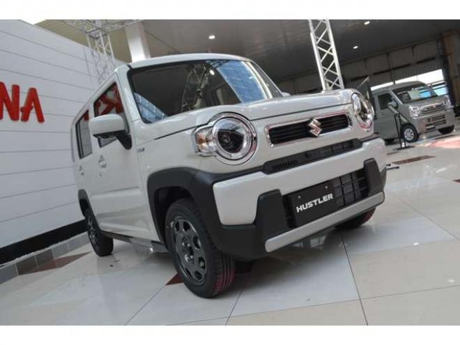 ハスラーハイブリッド G 4WD　届出済未使用車ハイブリッド4WDセーフティサポート搭載スズキコネクト対応通信機装着車全方位モニター9インチナビTVバックカメラアダプティブクルーズコントロールハイビームアシストLEDライト 660
