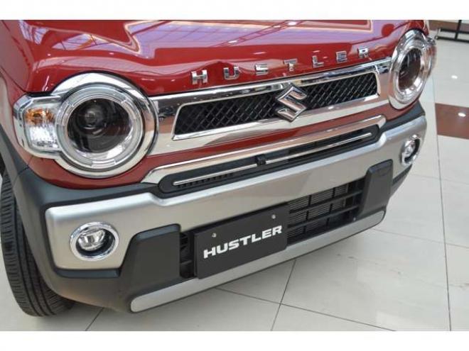 ハスラーJスタイル 4WD　ワンオーナー特別仕様車ハイブリッド4WDセーフティサポート搭載アイドリングストップ全方位モニター付9インチナビTVバックカメラハイビームアシストLEDライト 660