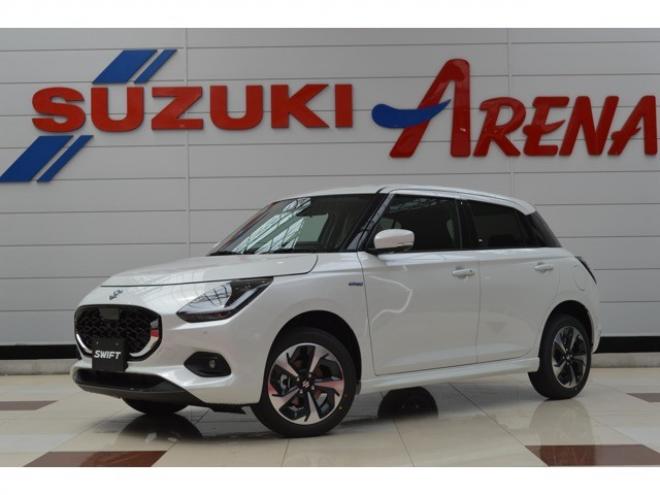 スイフト1.2 ハイブリッド MZ 4WD　ハイブリッド4WDセーフティサポート搭載スズキコネクト対応通信機装着車アイドリングストップ全方位モニター付9インチナビTVバックカメラLEDアダプティブクルーズコントロー電動パーキングブレーキ 登録済未使用車 1200