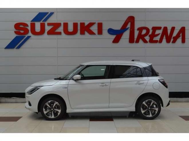 スイフト1.2 ハイブリッド MZ 4WD　ハイブリッド4WDセーフティサポート搭載スズキコネクト対応通信機装着車アイドリングストップ全方位モニター付9インチナビTVバックカメラLEDアダプティブクルーズコントロー電動パーキングブレーキ 登録済未使用車 1200