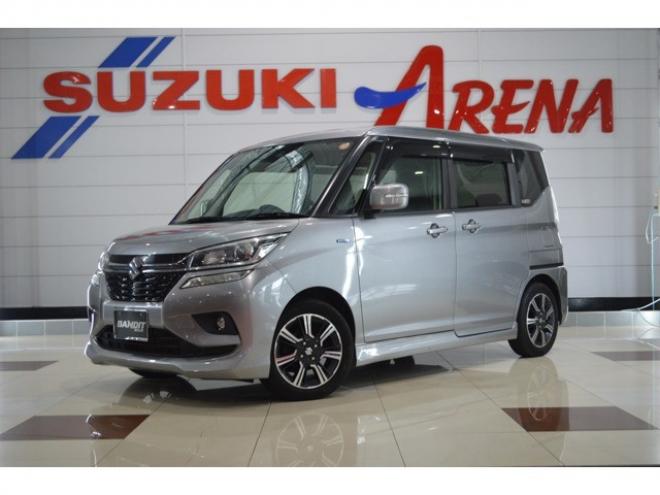 ソリオ1.2 バンディット ハイブリッド MV 4WD　ハイブリッド4WDセーフティサポート搭載アイドリングストップSDナビTVバックカメラ左オートスライドドアLEDライトETCアダプティブクルーズコントロールドライブレコーダー 1200