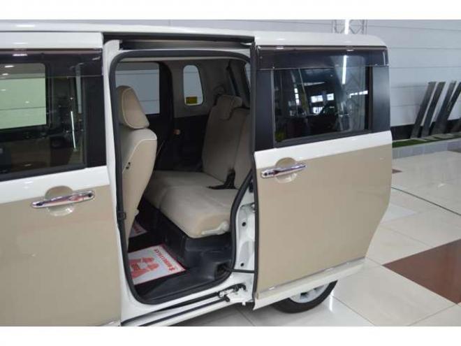 ムーヴキャンバスG メイクアップ SAII 4WD　スマートアシストII4WDアイドリングストップ両側オートスライドドアLEDライト横滑り防止装置シートヒーター後退時ブレーキサポート 660