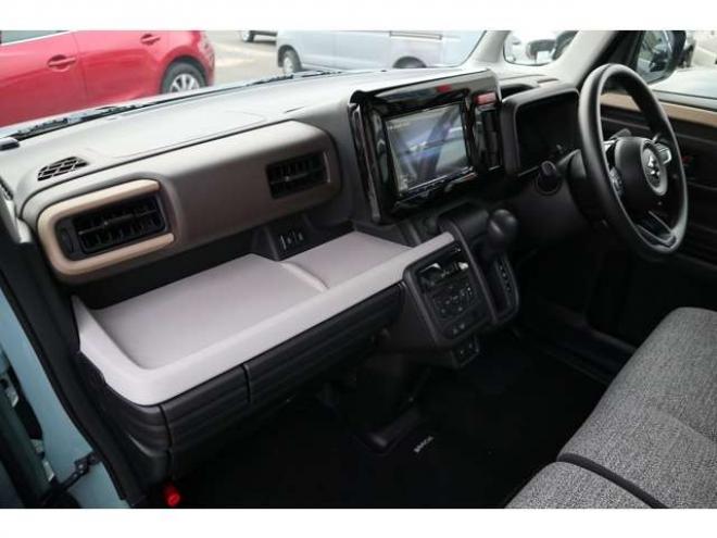 スペーシアハイブリッド X 4WD　純正ナビ　LEDヘッドライト　デュアルセンサーブレーキサポート　横滑り防止装置　両側電動スライドドア 660