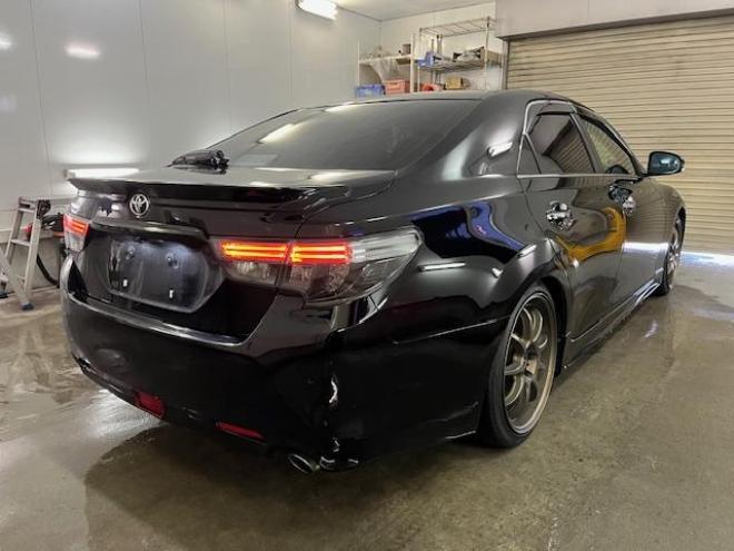 マークX２５０G　Ｆｏｕｒ　本州仕入　寒冷地仕様　禁煙車　ＴＥＩＮ車高調　トヨタセーフティセンス　ＷＯＲＫエモーション１９インチＡＷ　社外１６ＡＷ＋スタッドレスタイヤ付　純正ナビ　地デジ　Ｂｌｕｅｔｏｏｔｈ　バックカメラ 4WD 2500 4Dr